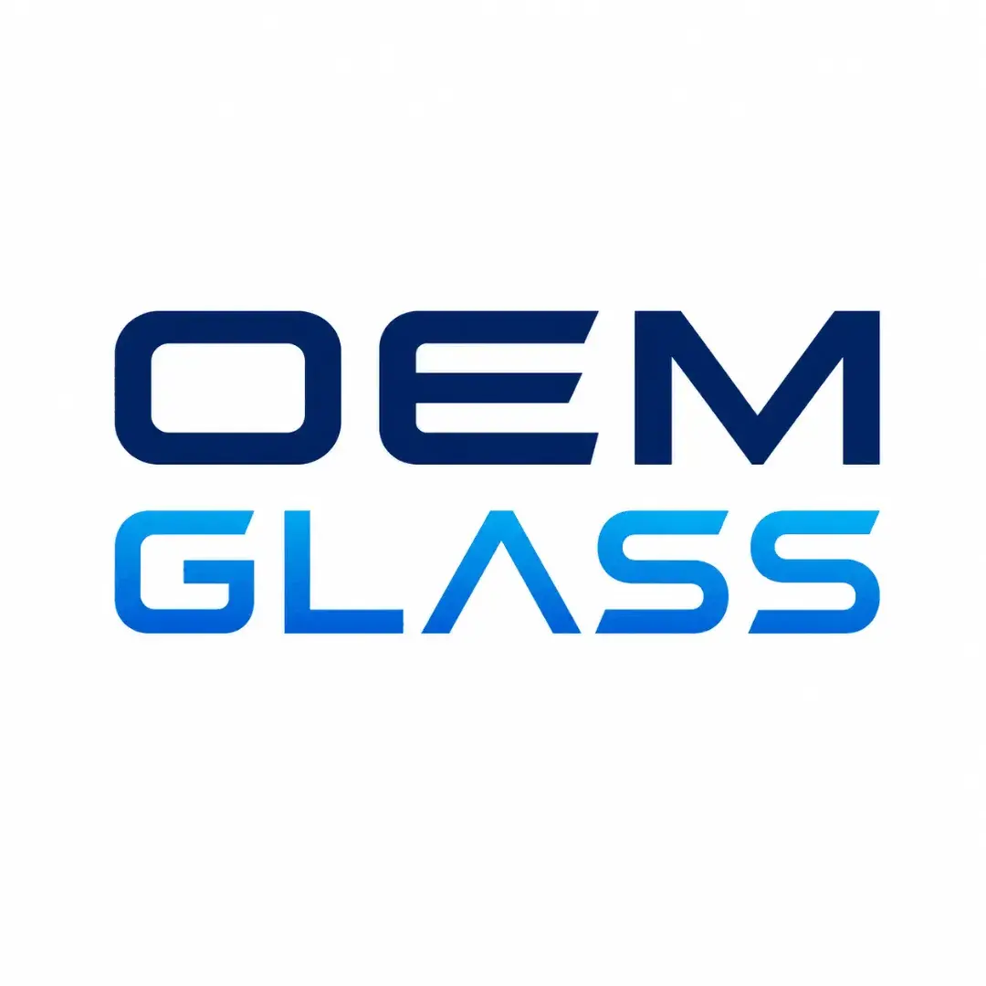 Grafik bertuliskan OEM Glass